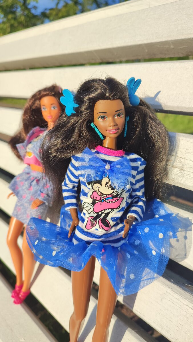 Barbie Westеrn fun 1989 (Кристи) и Barbie Fashion play 1990 (молд штеффи)