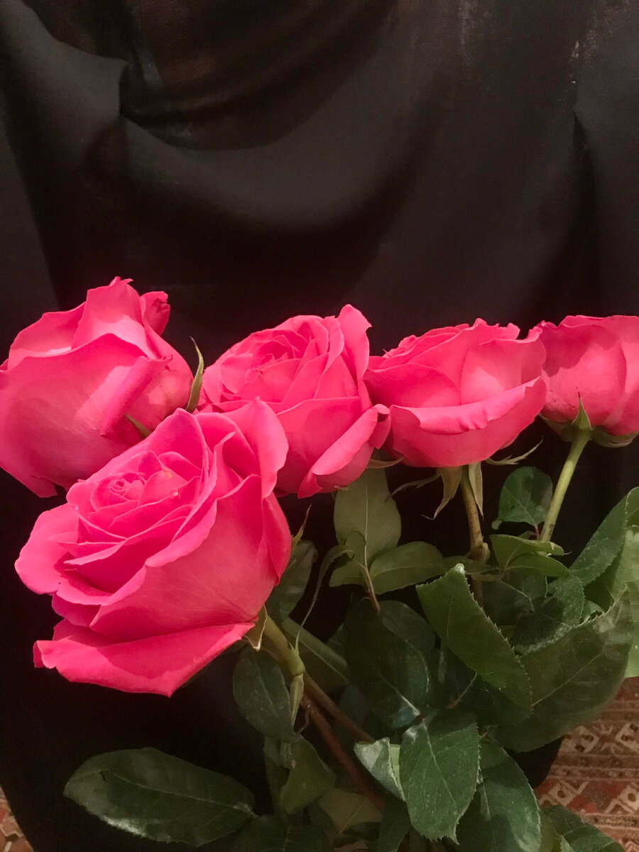 Розы, подаренные мне сегодня Евгением Баюриным( канал «ЛитераБ» на Дзене)