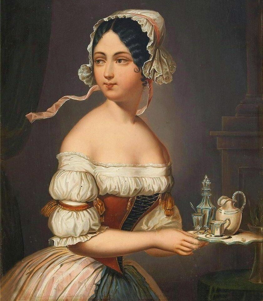 Александр Манн "Служанка". 