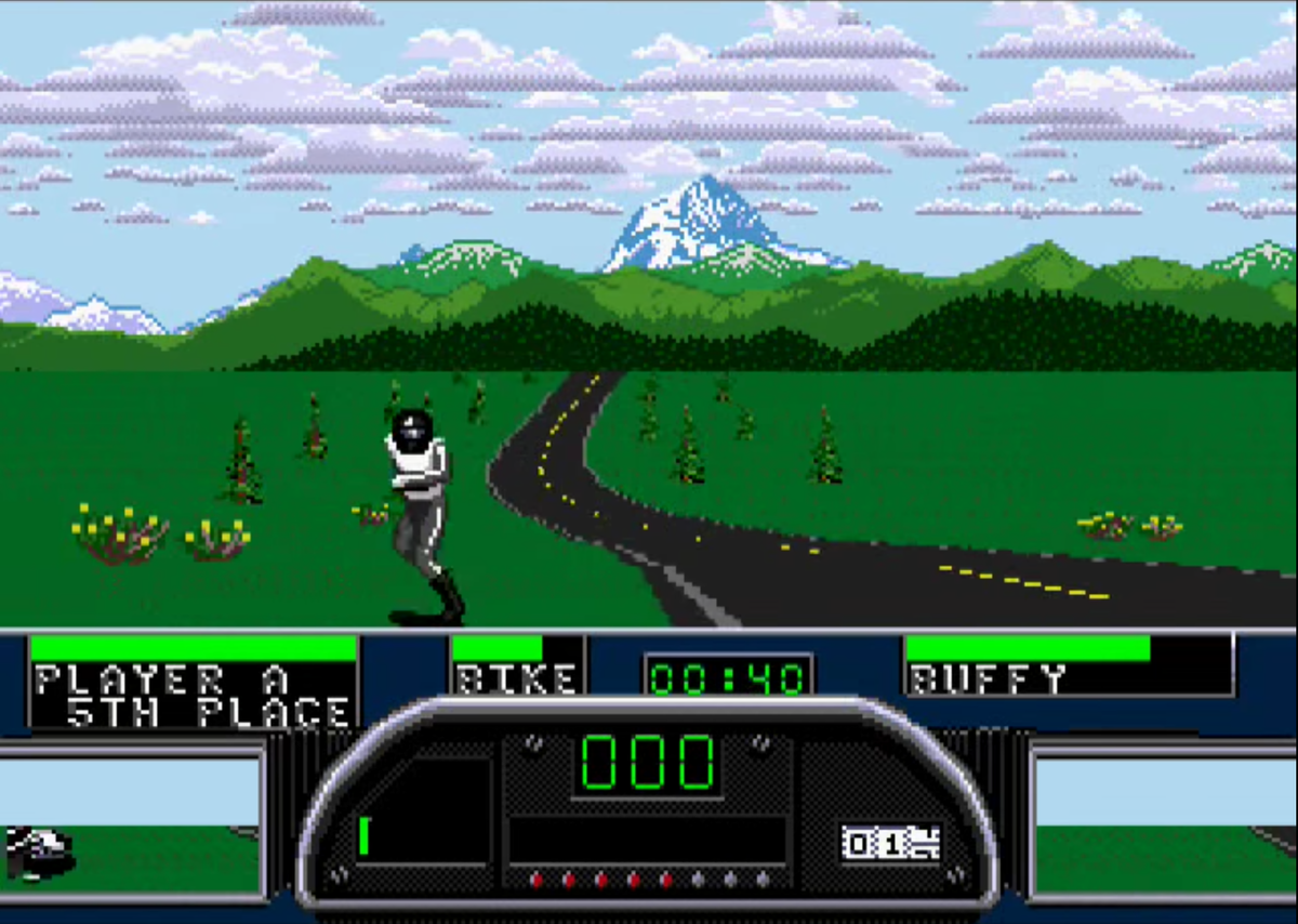 Бегом к мотоциклу