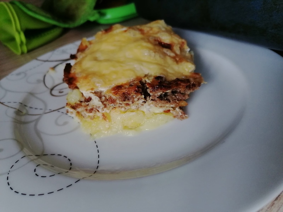 Готовая картофельная запеканка