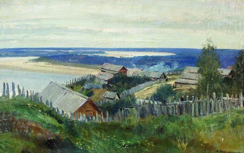«На Волге» 1890 год. Холст, масло, 52х80 см, Химкинская картинная галерея