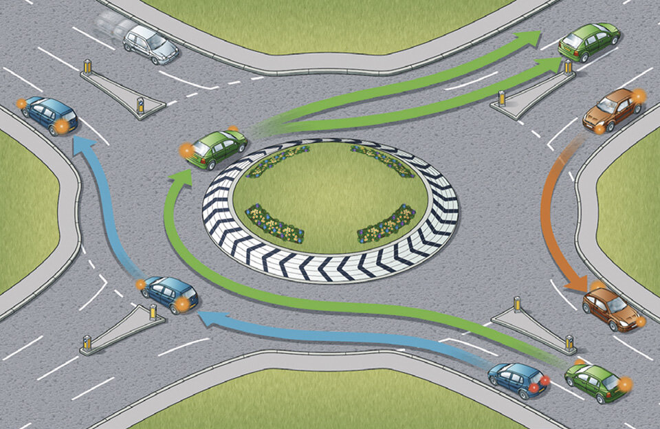 Рисунок к пункту 185 из ПДД Великобритании (Rule 185. The Highway Code. Updated: 20 August 2019)