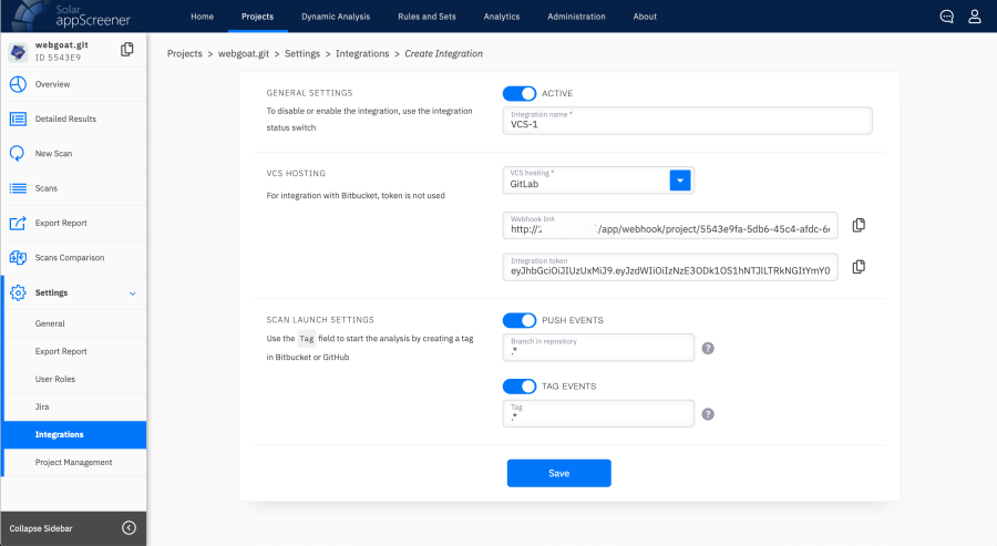 Настройка интеграции с GitLab