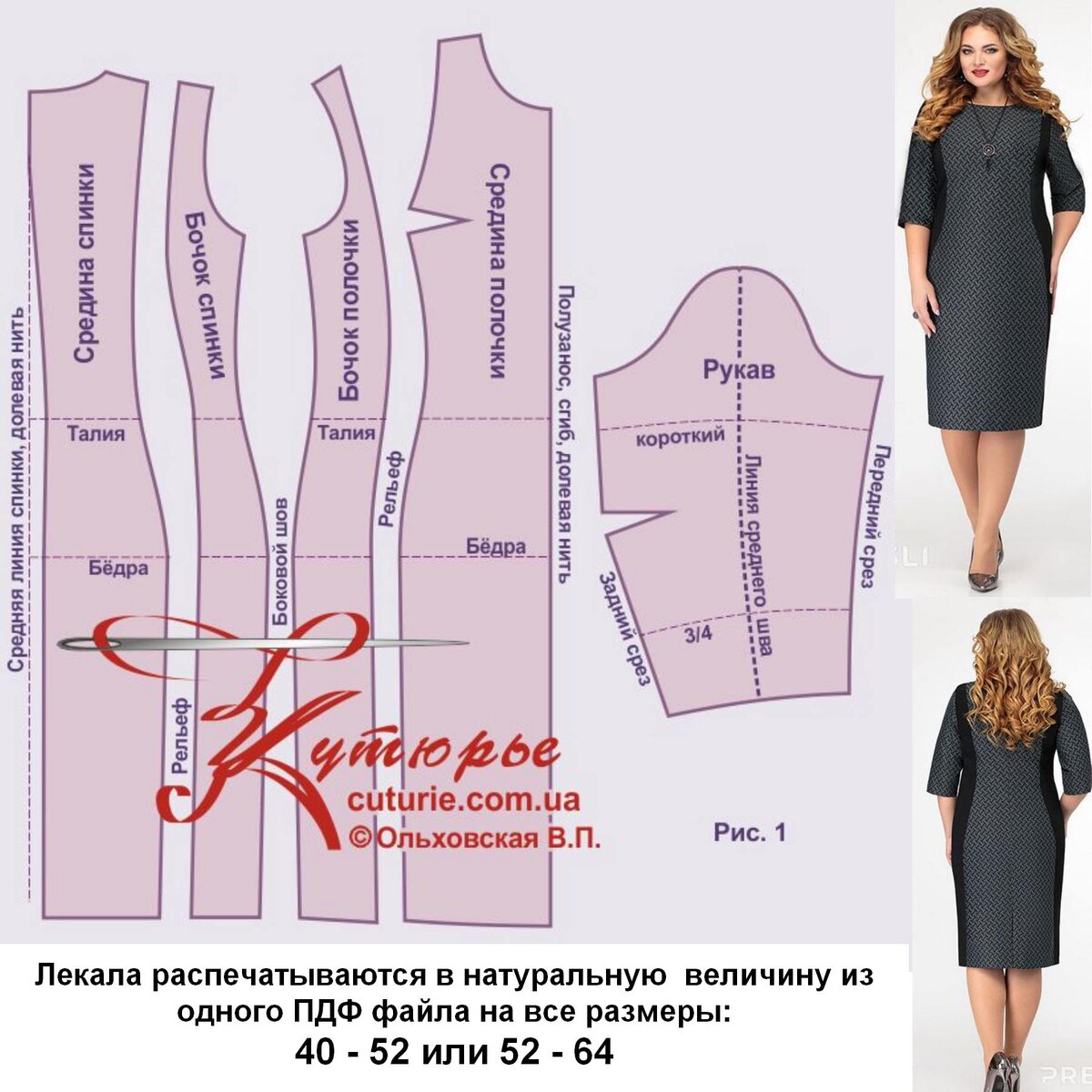 Простая выкройка: платье-футляр своими руками :: pizzastr.ru
