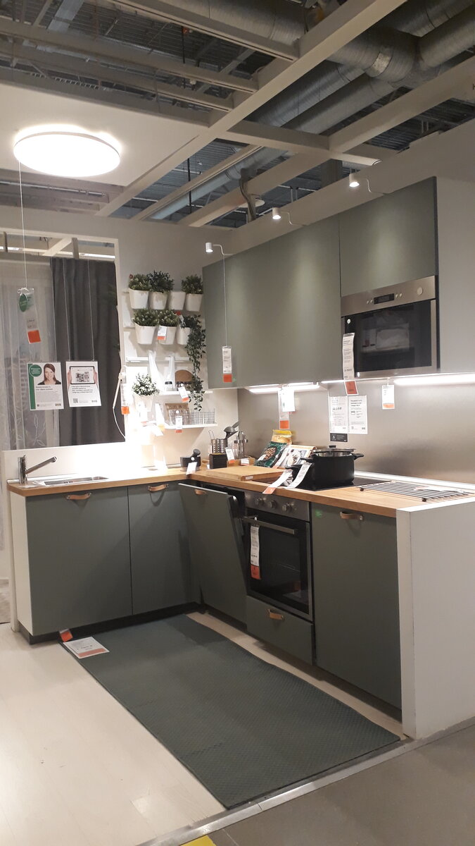 Кухня, белый/Будбин темно-зеленый 240x60x228 см IKEA METOD МЕТОД 193.873.27