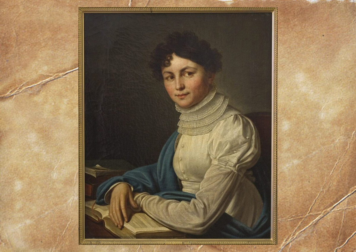 Портрет Анны Буниной. Художник: А.Г. Варнек