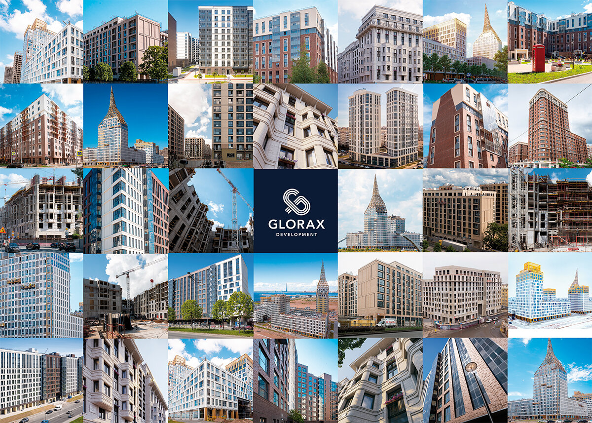 В настоящее время портфель проектов составляет порядка 2,5 млн кв. м. Среди регионов присутствия компании – Санкт-Петербург, Москва и Московская область