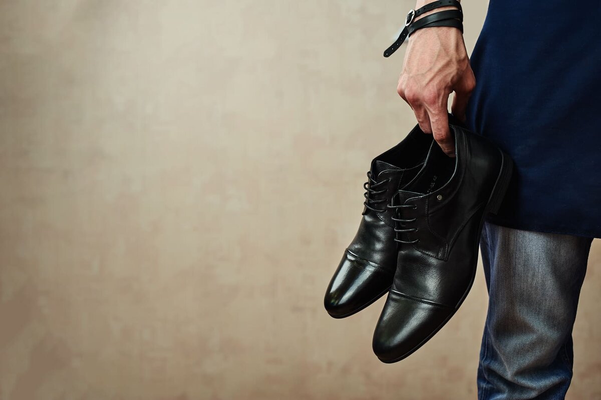 Высококачественная кожаная обувь для мужчины