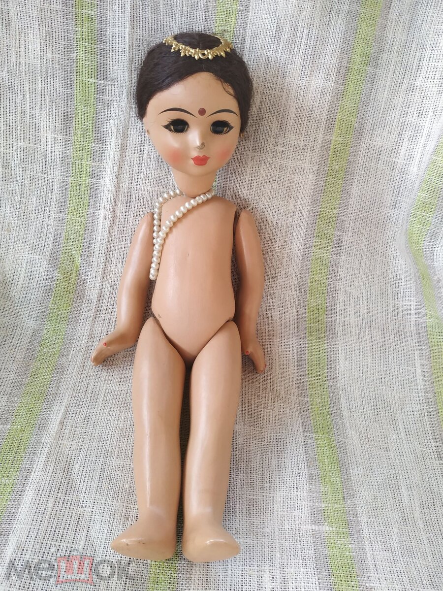 Опилочная кукла из СССР Ивановская Индианка 