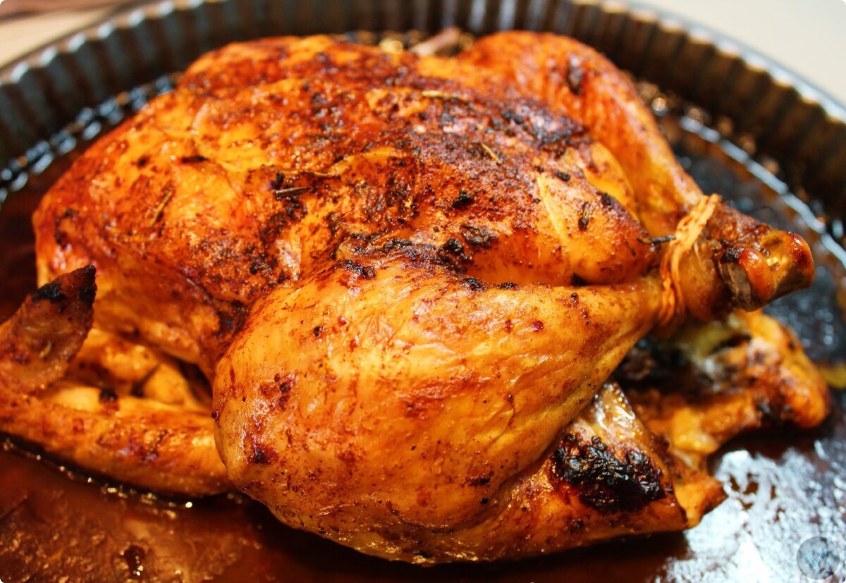 курочка получается ароматная,сочная,очень нежная.