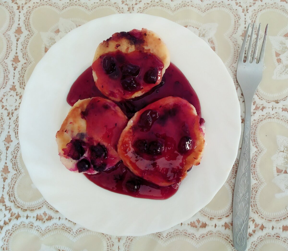 Мои сырники на завтрак