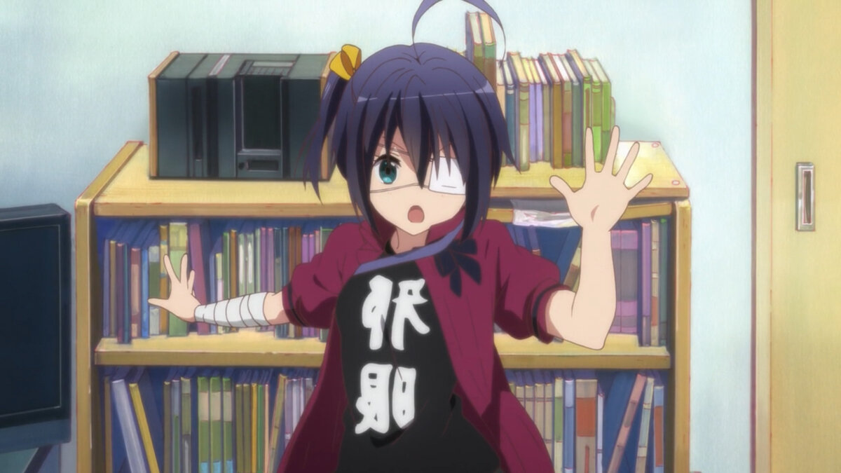 Око аниме девушек с повязкой, безумия: 5ка чудных.
