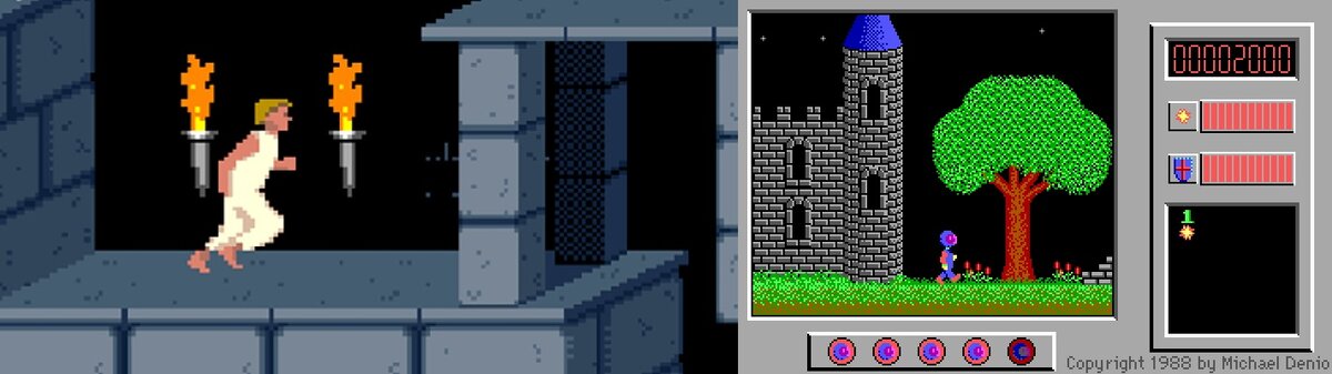 Игры выглядели примерно так)