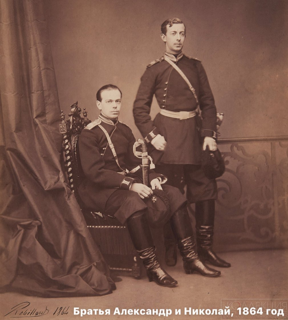 Братья Александр и Николай, 1864 год