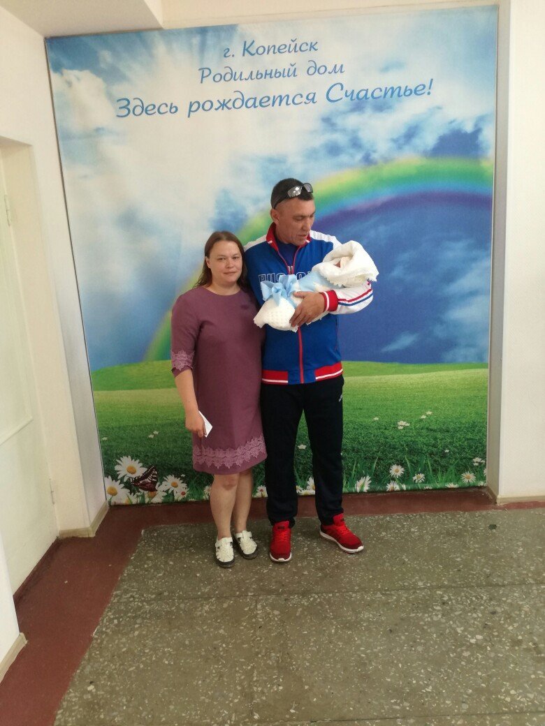 Светлана с мужем и сыном.