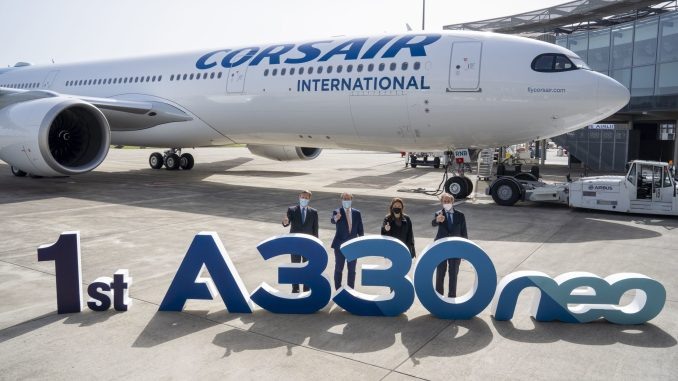 Поставка A330neo Corsair - первого самолета этого типа в компании. Фото: Corsair