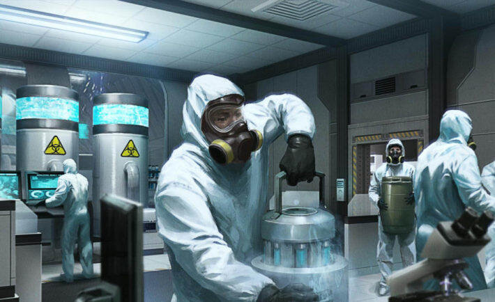 Где-то в тайных закоулках какой-то страшной лаборатории