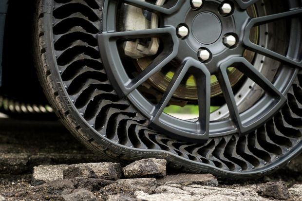 Безвоздушные шины Michelin, фото из открытых источников