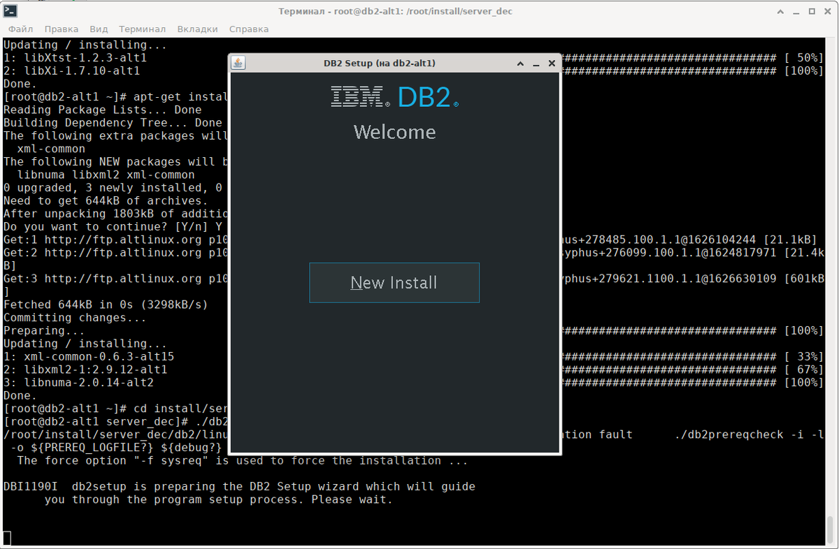 Установка ibm db2 v.11.5 на Альт Линукс 10 | Stanislav Matsak | Дзен