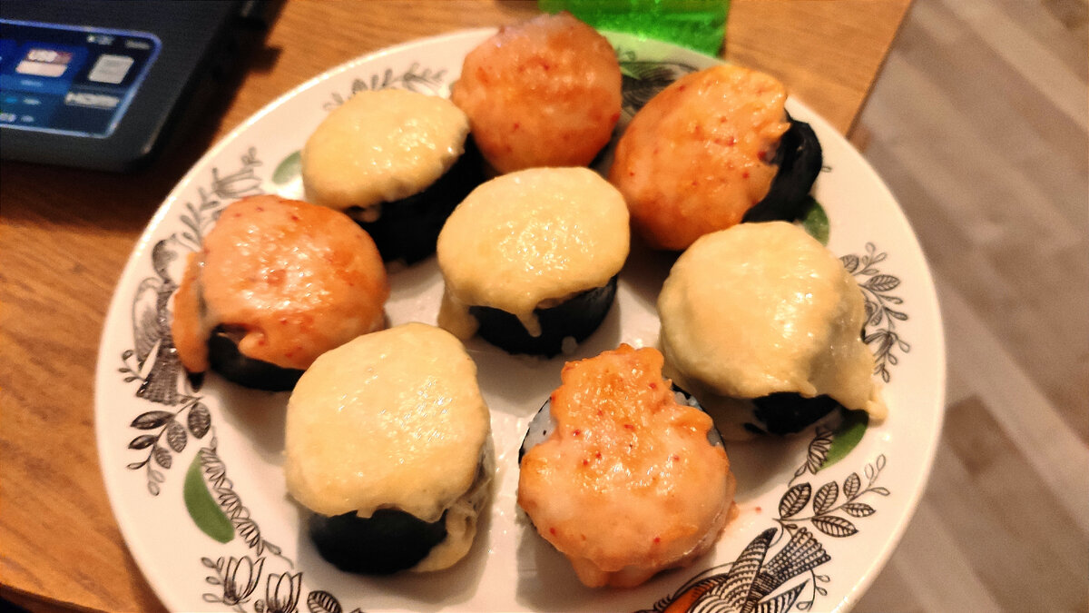 Вариант запечённых ролл