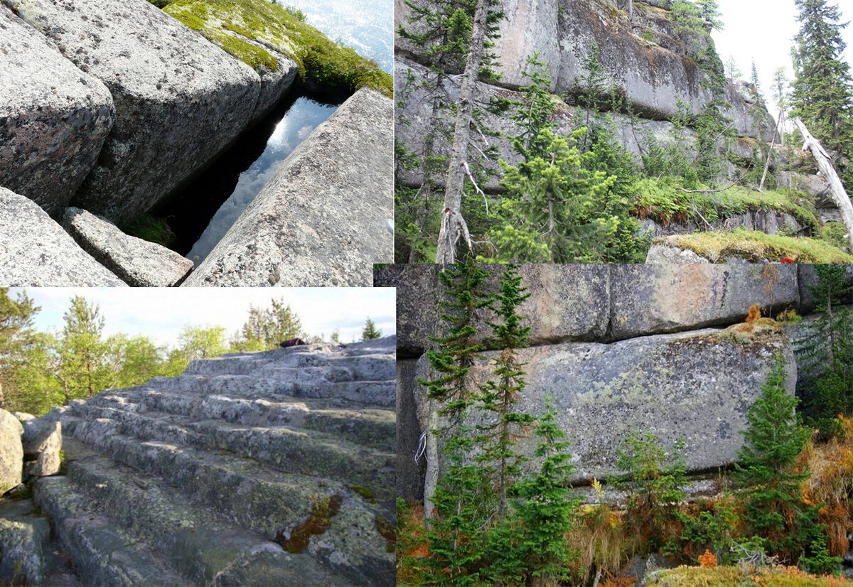 Похожие на мегалитические постройки каменные образования на территории России