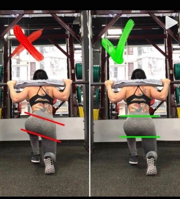 слева: провисает правая часть таза, нужную нагрузку левая ягодичная не получает + плохое воздействие на поясницу.  справа: таз строго горизонтально, левая ягодичная получает хорошую нагрузку, позвоночник в комфортном положении. 