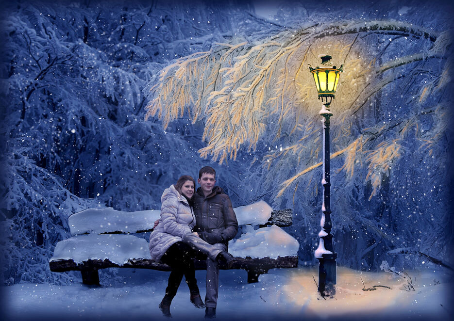 Холодные души вечер. Зимний вечер влюбленные. Зимняя сказка любовь. Зимняя романтика. Влюбленные зимой.
