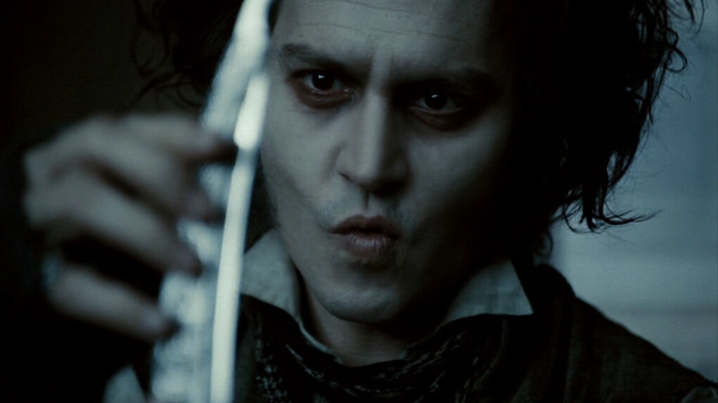 Джонни Депп в роли Суини Тодда