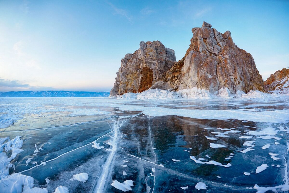 Лед Байкала Малое море