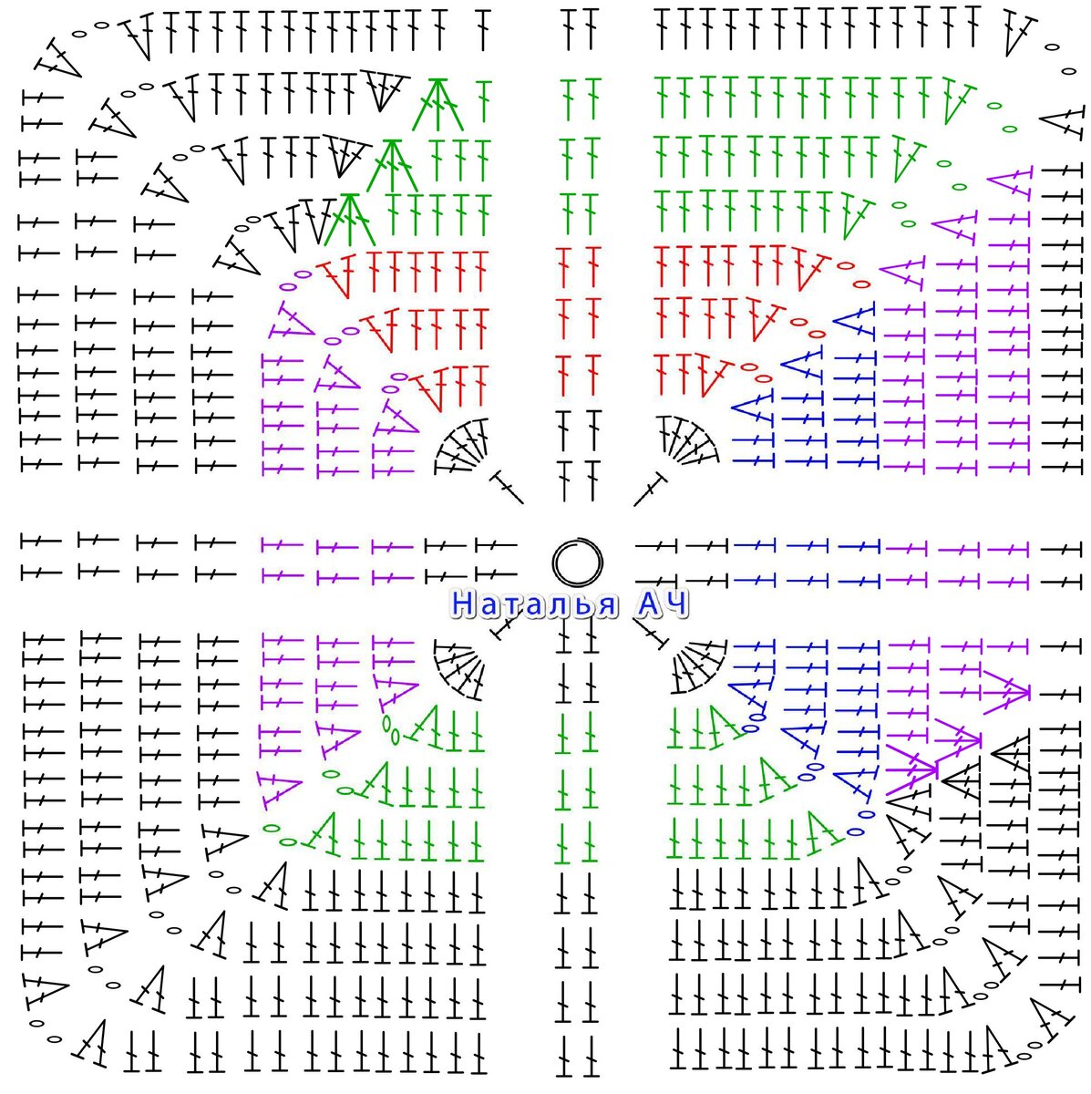 Наталья ач вязание крючком и схемы
