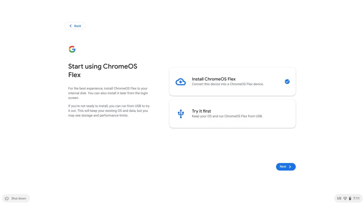 Установка chrome os на ноутбук