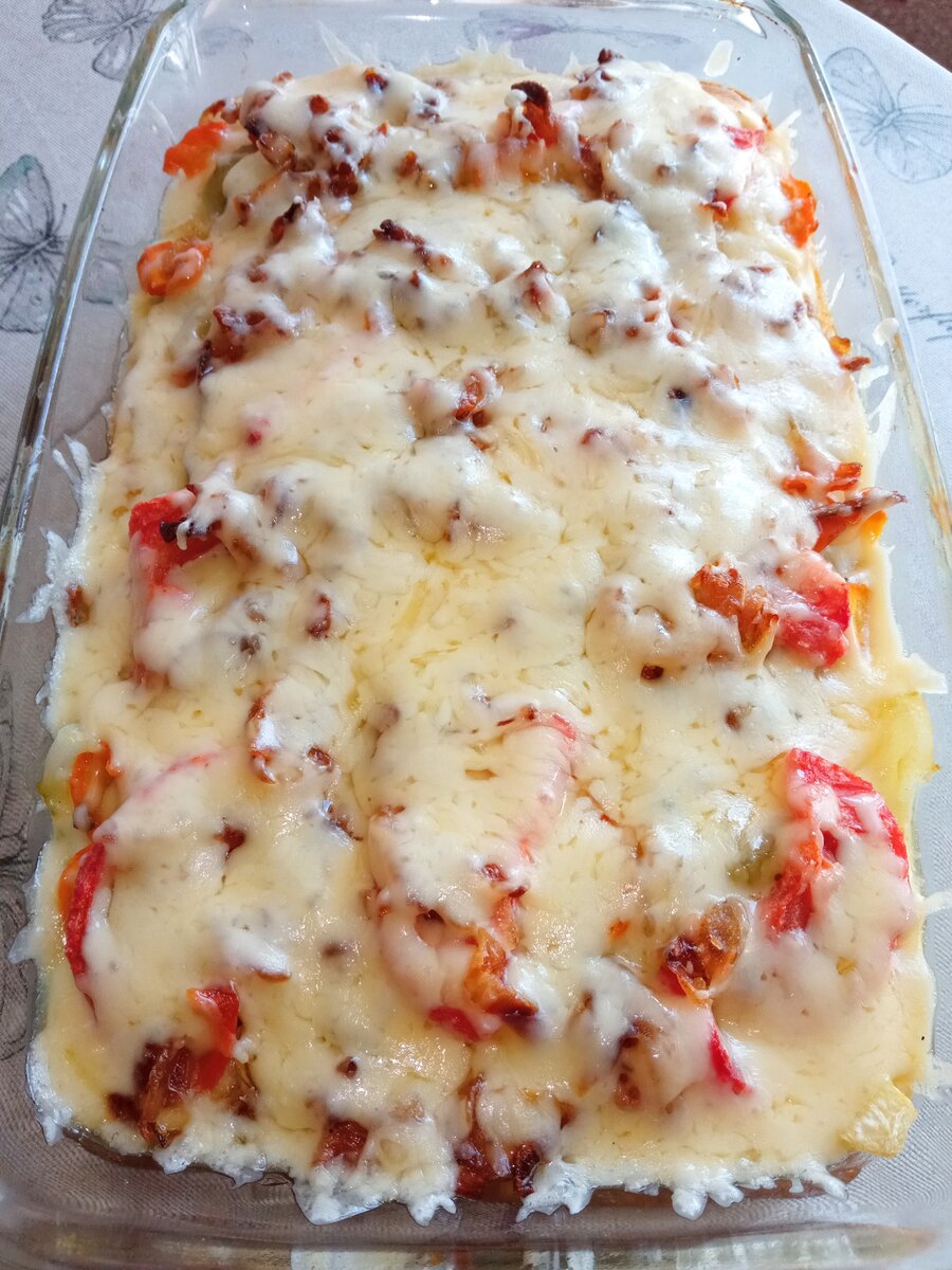 Овощная запеканка. Фото автора 