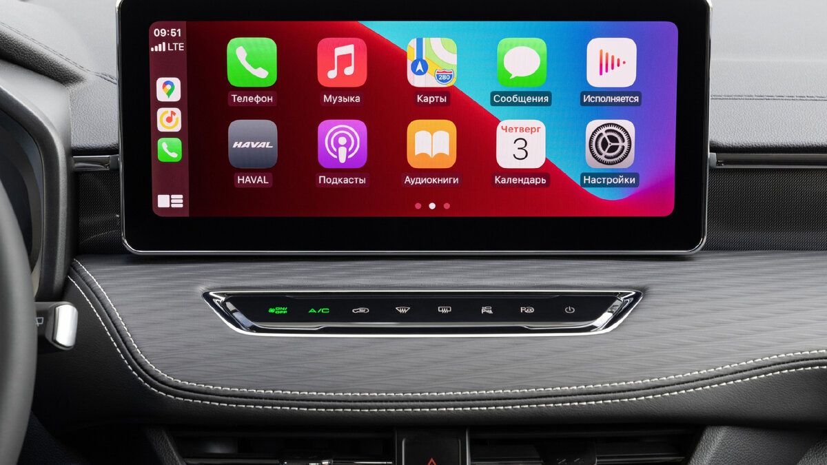 Приложения Яндекс.Карты и Яндекс.Навигатор с поддержкой Apple Carplay и Аndroid Auto в автомобилях HAVAL