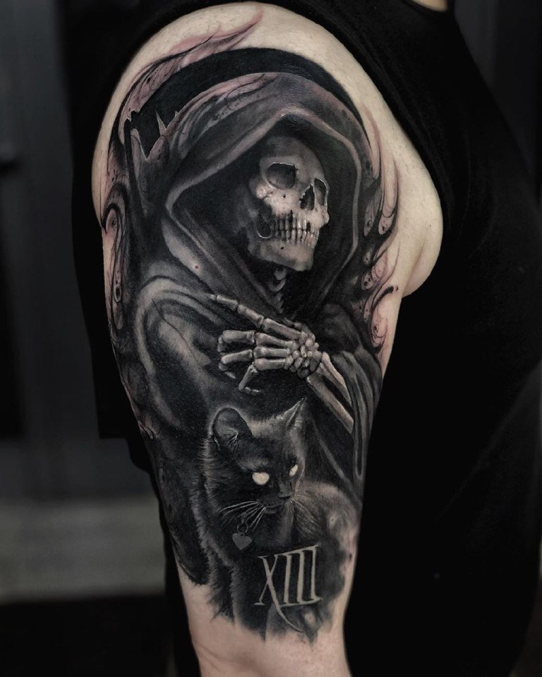 Татуировка со смертью - особенности и их значение | malino-v.ru | Дзен