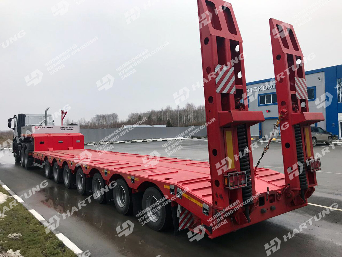 Низкорамный полуприцеп-тяжеловоз HARTUNG артикул 97922H.6-10