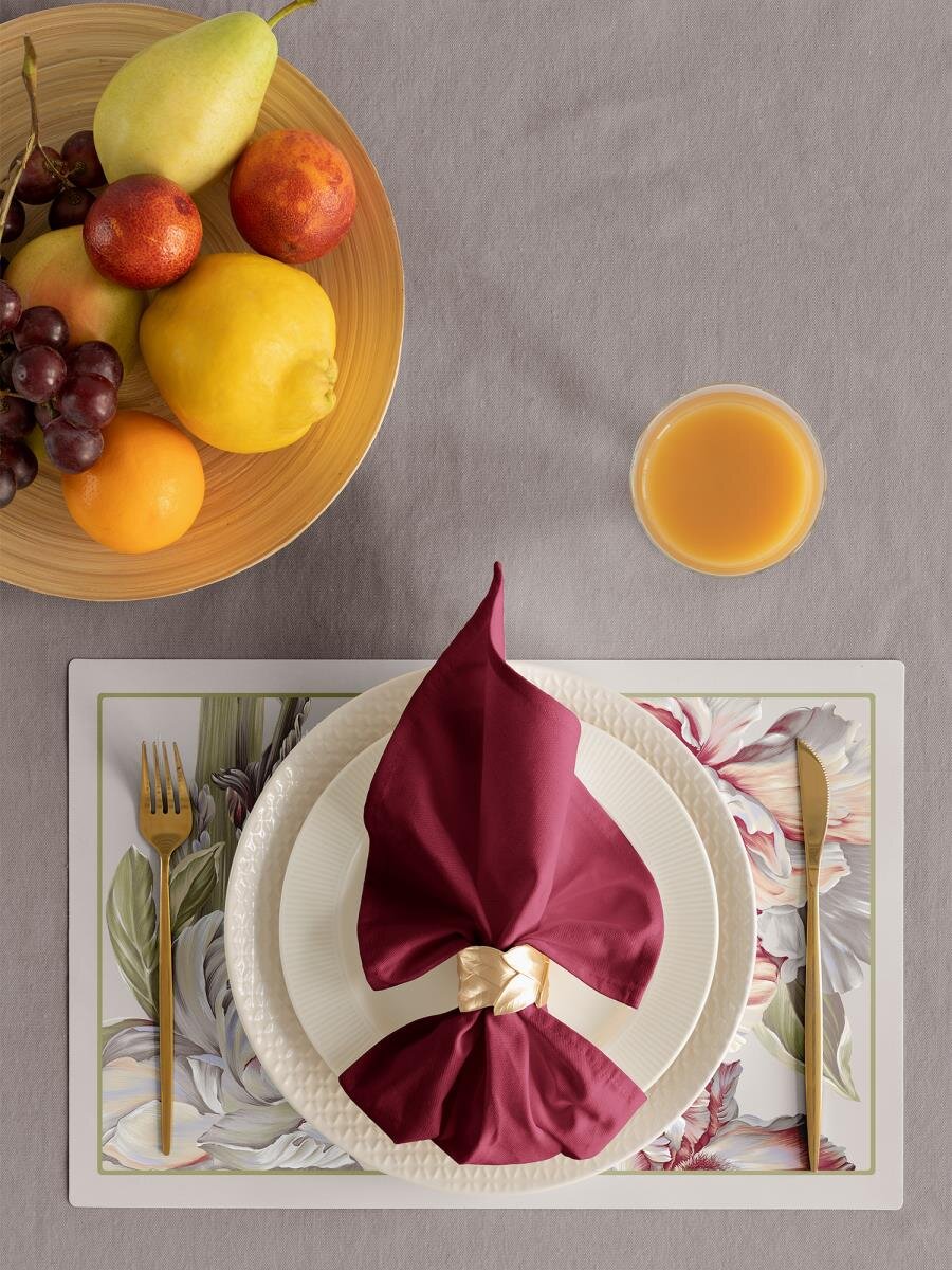 Комплект сервировочных салфеток «Душистый пион»