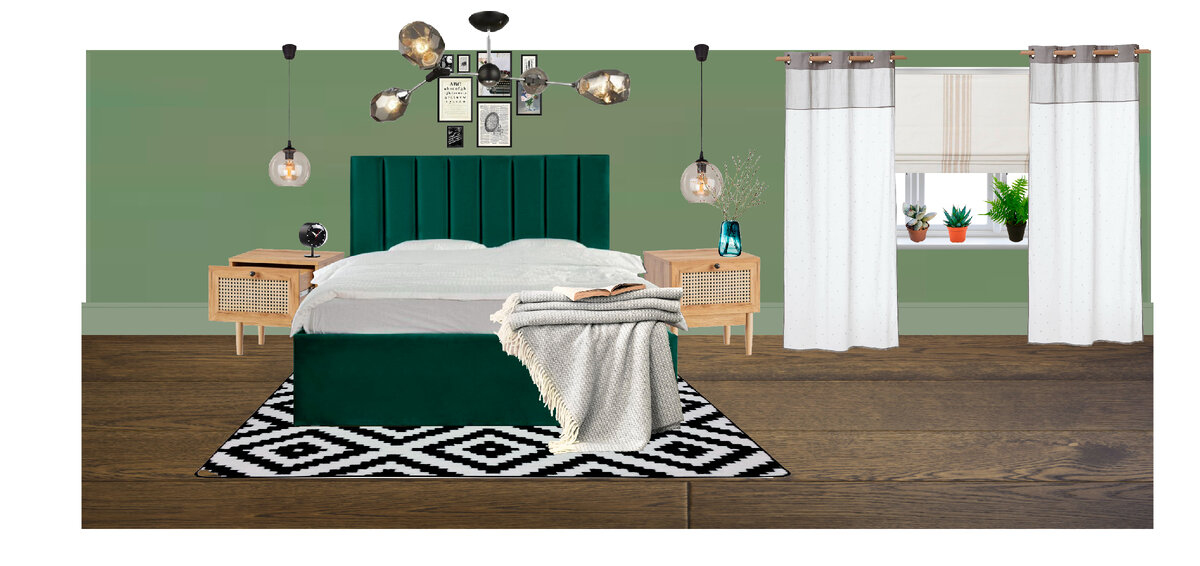 Коллаж в проект ЖК "Настроение" для заказчиков. мебель из divan.ru