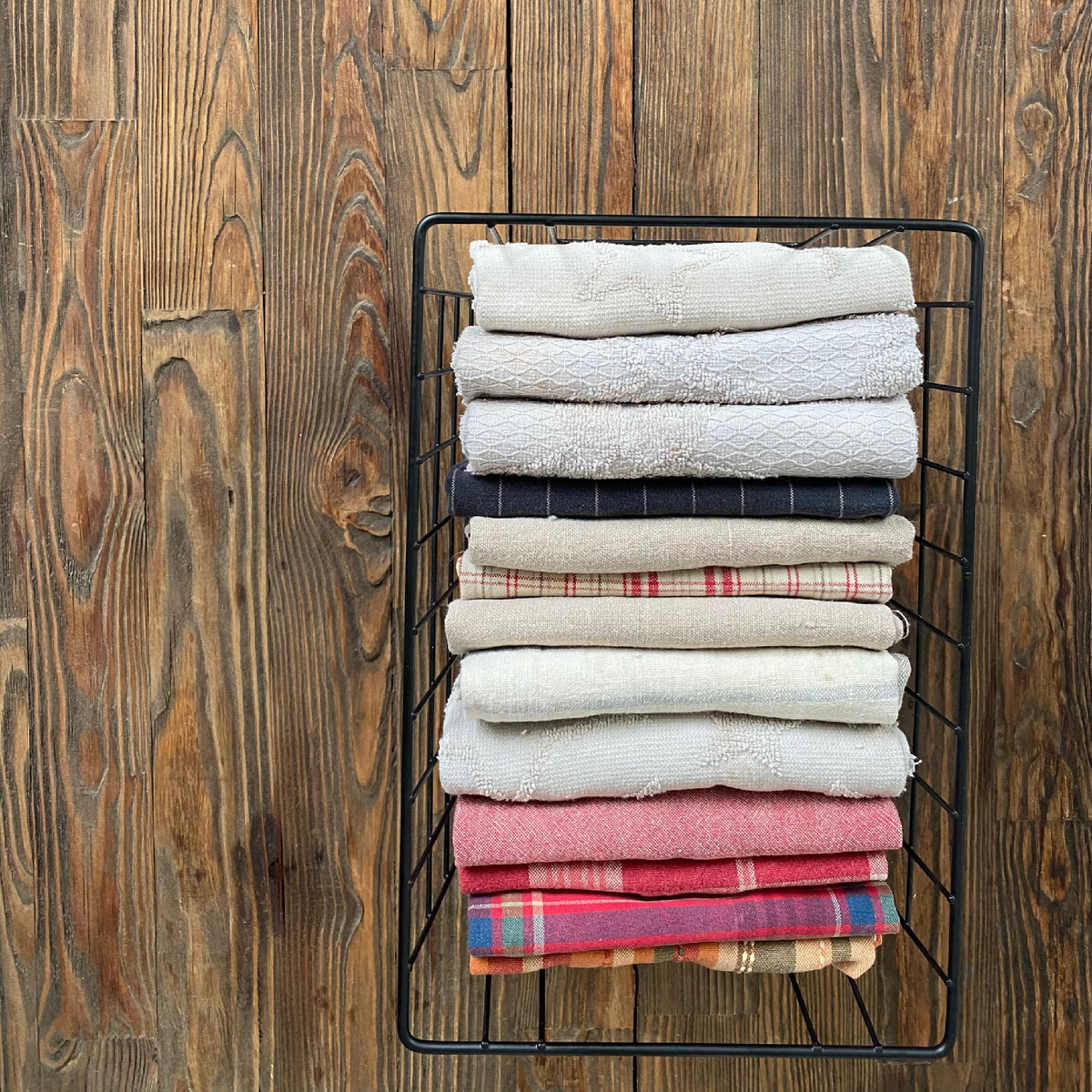 Я меняю кухонные полотенца каждый день, поэтому у меня их много.