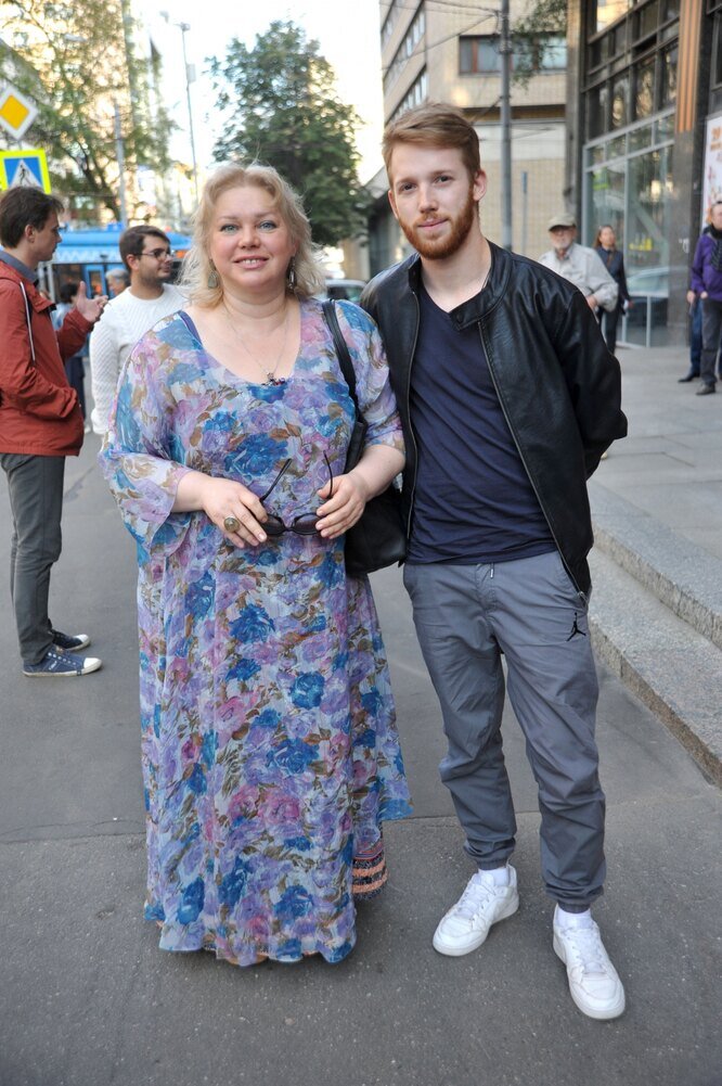 Ольга Машная с сыном Дмитрием 