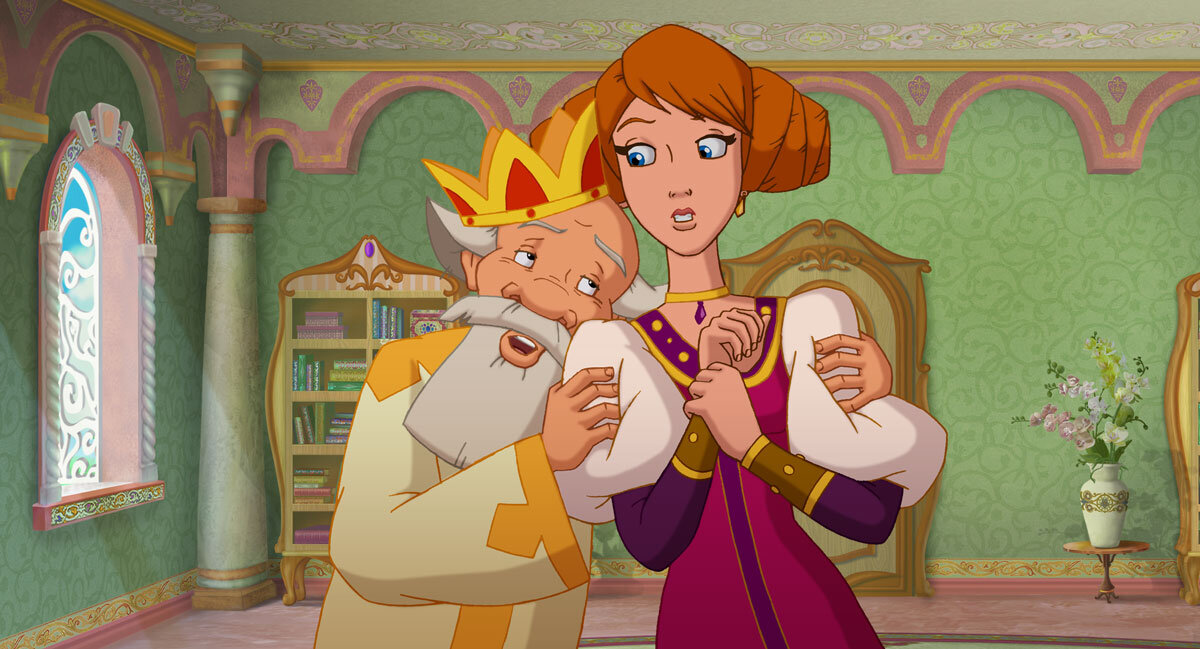 Кадр из современного российского мультфильма «Иван Царевич и Серый Волк – 2»