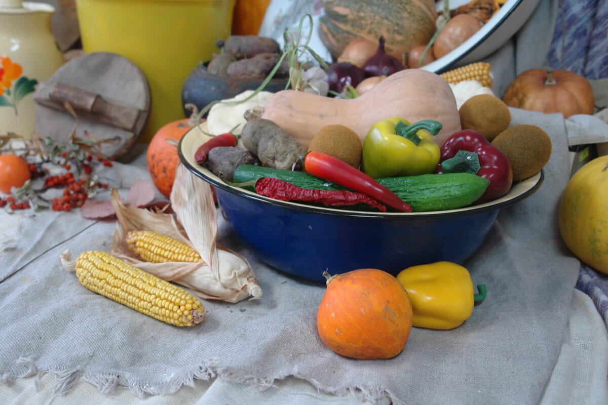 Фото. Натюрморт "Плодородие", выбранный для МК. Рисунок №1.