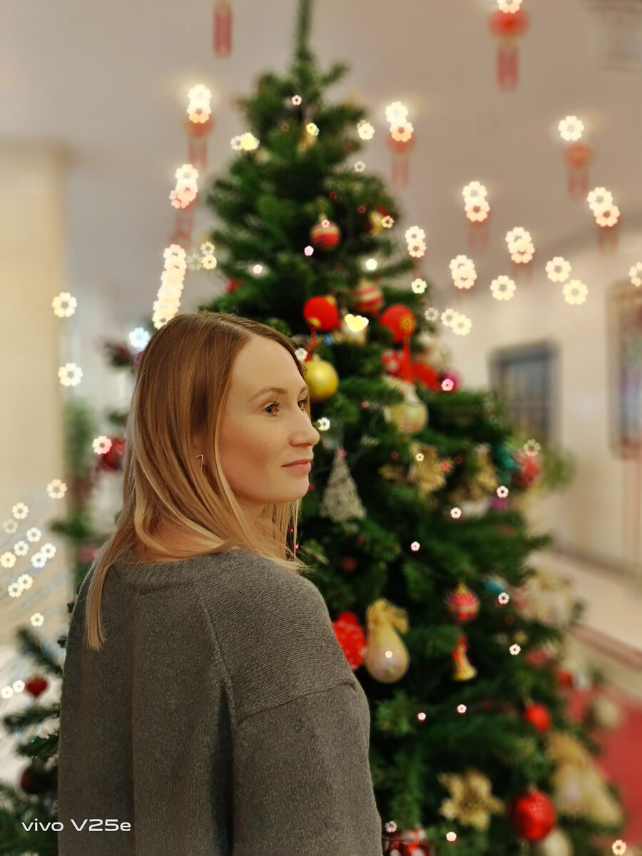 Присмотритесь к заднему фону снимков, сделанных в портретном режиме с эффектами «вишня в цвету»…