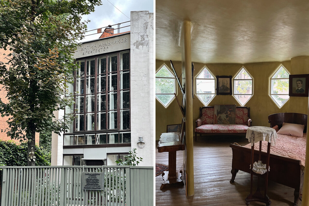 Главный фасад дома и спальня на втором этаже