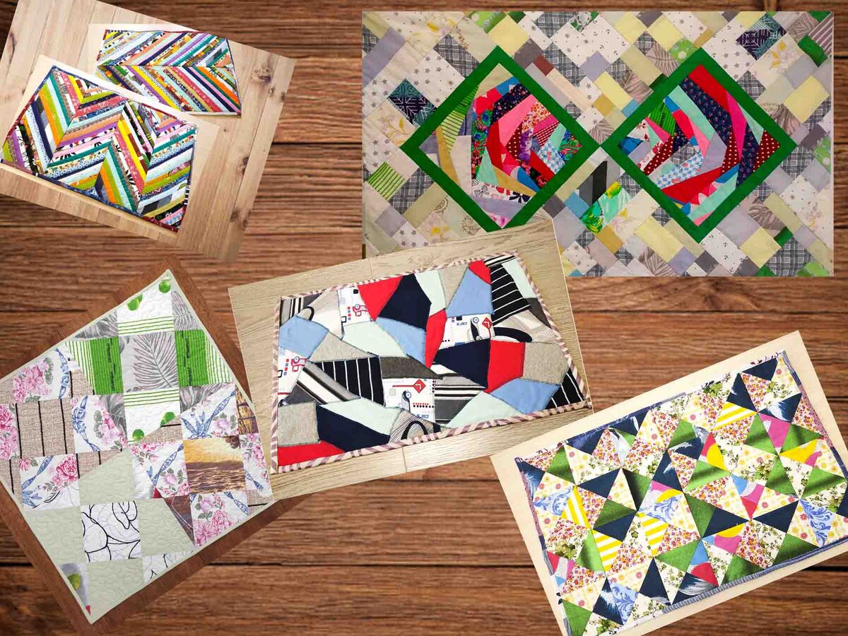 Ланчматы пэчворк своими руками схемы и размеры