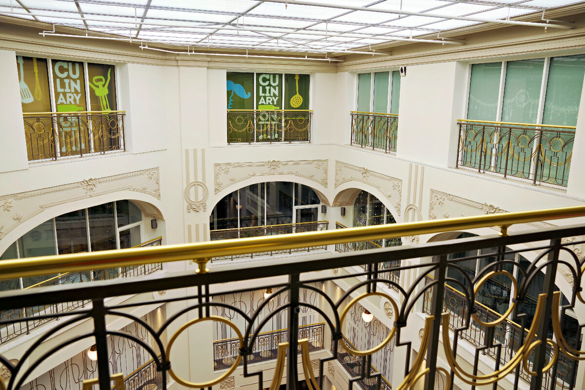 Фудкорт на последнем этаже