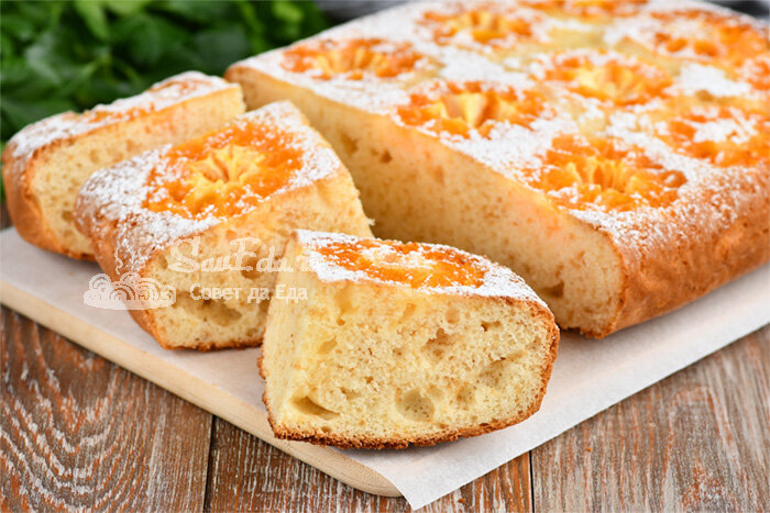 Пирог Ноктюрн с мандаринами