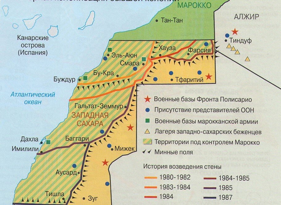 САДР на карте в XXI веке