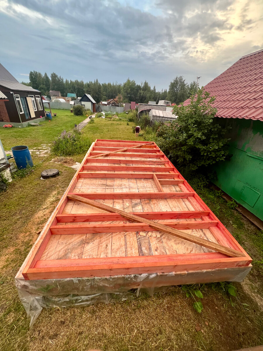 Итоговый результат каркаса стены