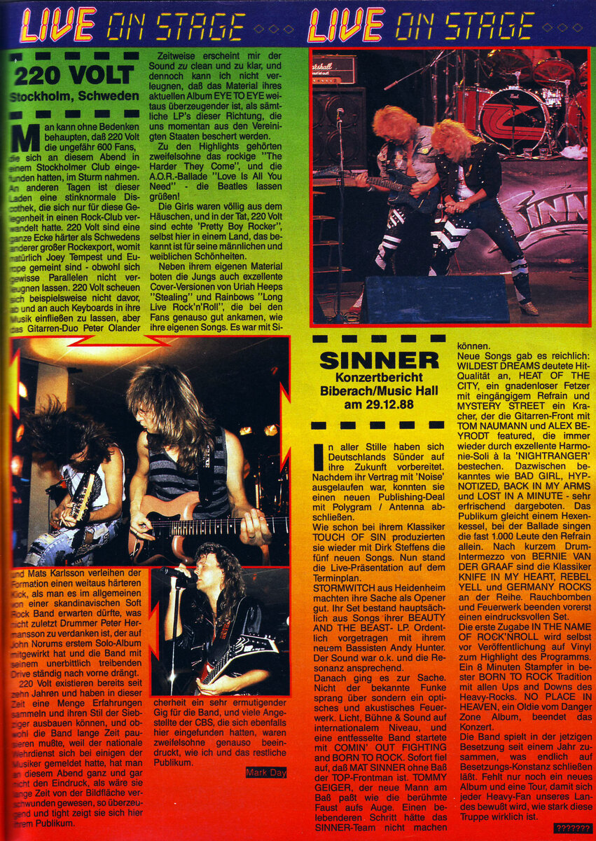 Страница журнала Metal Hammer